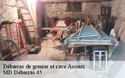 Débarras de grenier et cave  ascoux-45300 MD Débarras 45