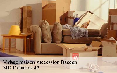 Vidage maison succession  baccon-45130 MD Débarras 45
