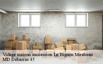 Vidage maison succession  le-bignon-mirabeau-45210 MD Débarras 45
