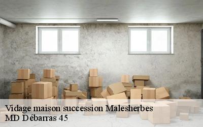 Vidage maison succession  malesherbes-45330 MD Débarras 45