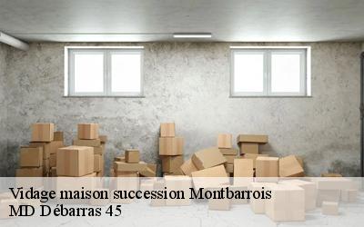 Vidage maison succession  montbarrois-45340 MD Débarras 45