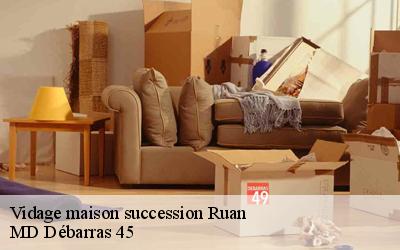Vidage maison succession  ruan-45410 MD Débarras 45