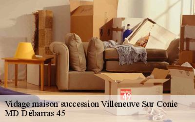 Vidage maison succession  villeneuve-sur-conie-45310 MD Débarras 45